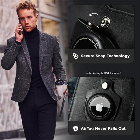 RFID Blocking Slim Bifold Genuine Leather Minimalist Front Pocket Wallets - Picture 3 of 8